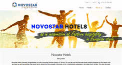 Desktop Screenshot of novostar-hotels.com