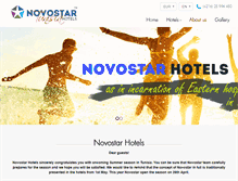 Tablet Screenshot of novostar-hotels.com